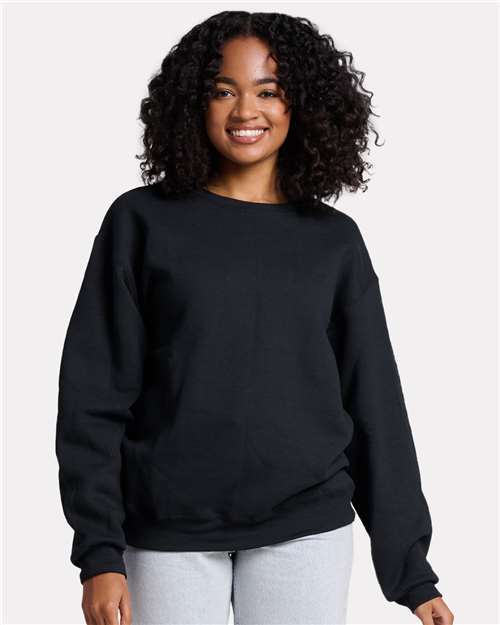 Black Ink Rugged Crewneck Sweatshirt - C12MR