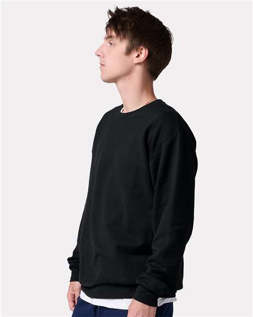 Black Ink Ultimate CVC Crewneck Sweatshirt - IC48MR