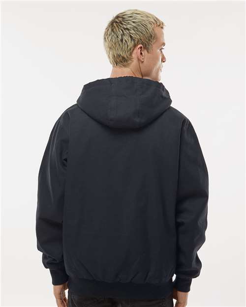 Black Insulated Canvas Workwear Jacket - EXP550Z