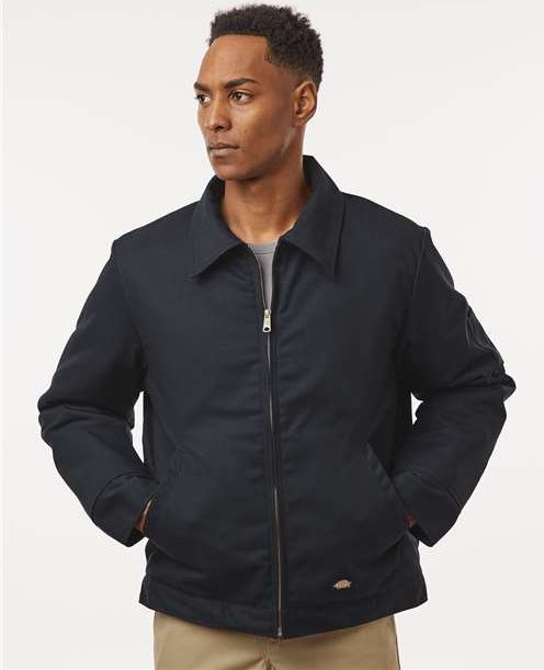 Black Insulated Industrial Eisenhower Jacket - TJ55