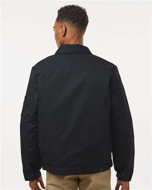Black Insulated Industrial Eisenhower Jacket - TJ55