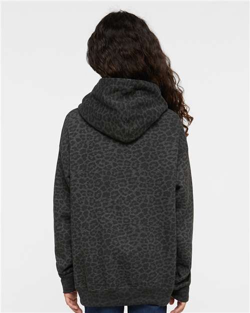 Black Leopard Youth Fleece Hoodie - 2296