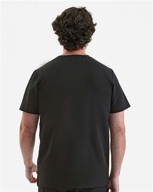 Black Limitless V-Neck Stretch Scrub Top - NN200