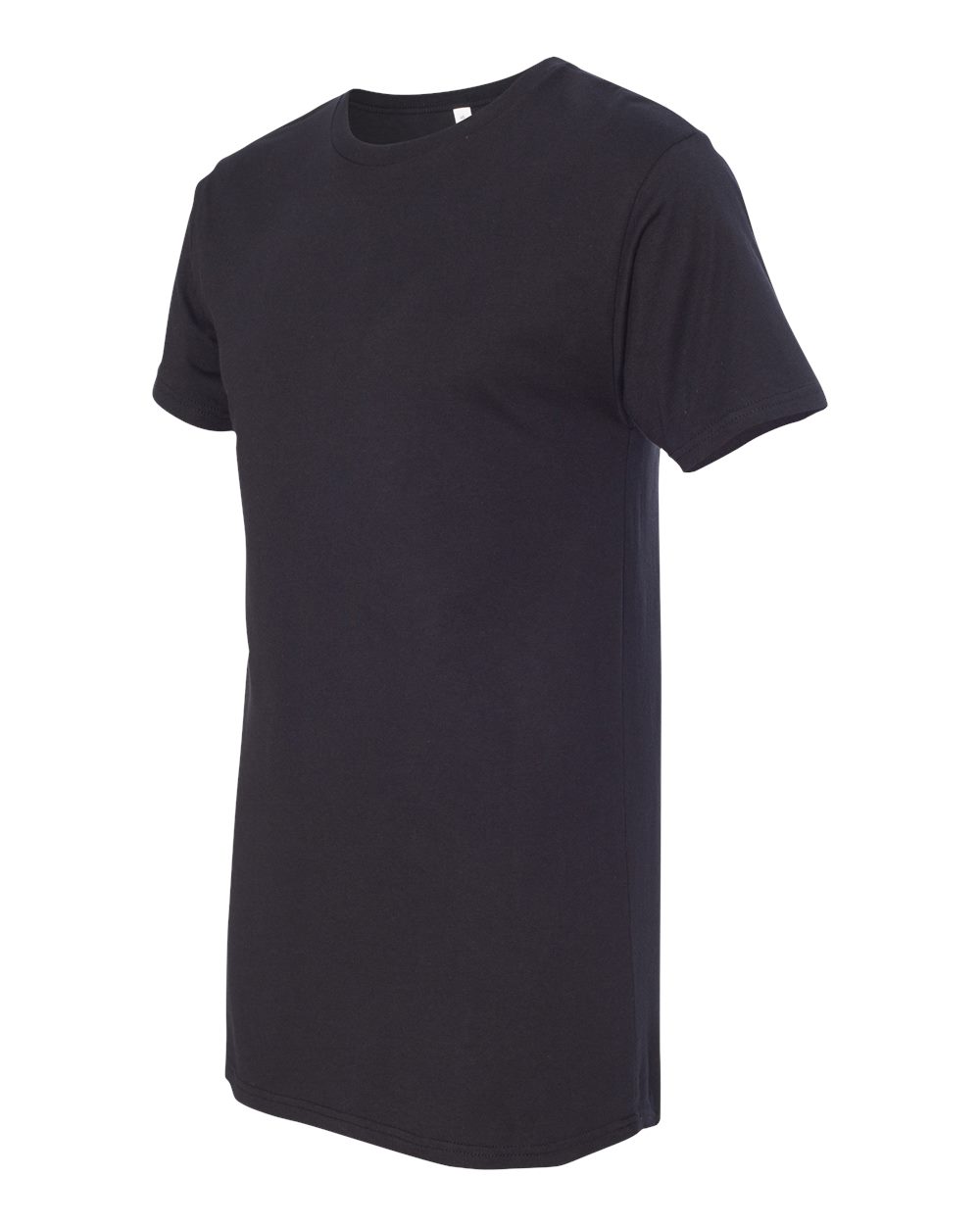 Black Long Body Urban Tee - 3006