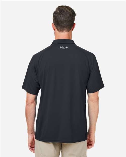 Black LoPro Solid Performance Polo - H12L005