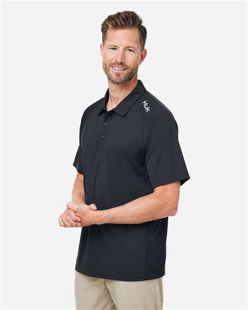 Black LoPro Solid Performance Polo - H12L005