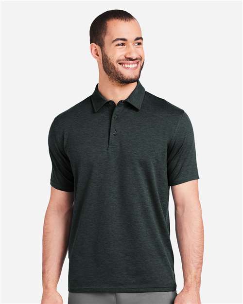 Black Marbled Fairway Polo - MDP1799