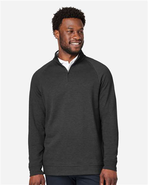 Black Melange Men's New Classics® Charleston Quarter-Zip Pullover - DG481