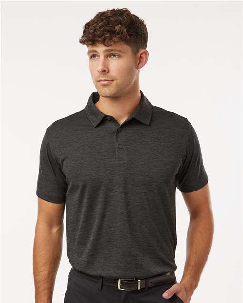 Black Melange Performance Mélange Polo - 4HM00