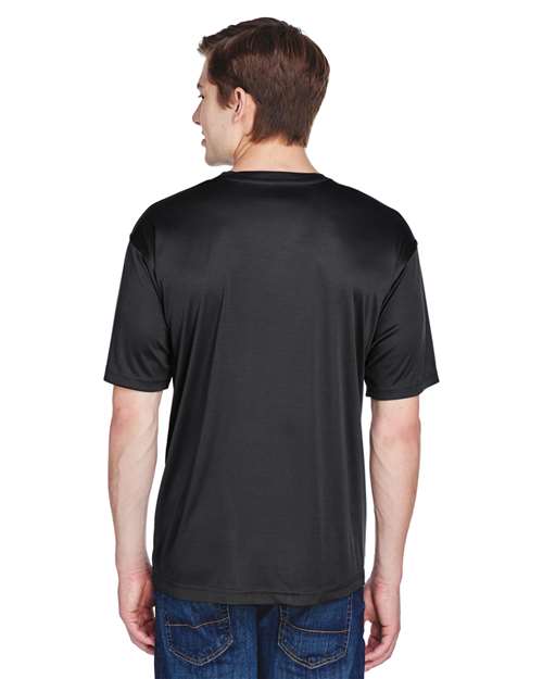 Black Men's Cool & Dry Basic Performance T-Shirt - 8620