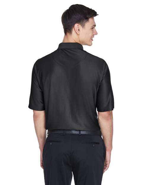 Black Men's Cool & Dry Elite Performance Polo - 8415