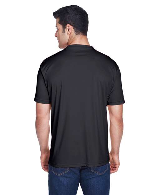 Black Men's Cool & Dry Sport Performance Interlock T-Shirt - 8420