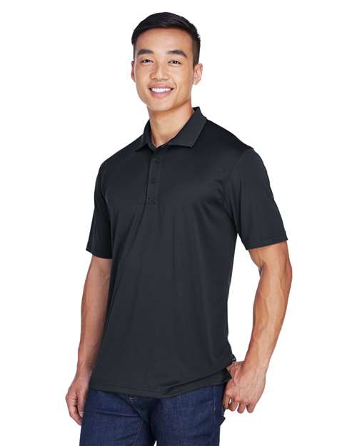 Black Men's Cool & Dry Sport Polo - 8405