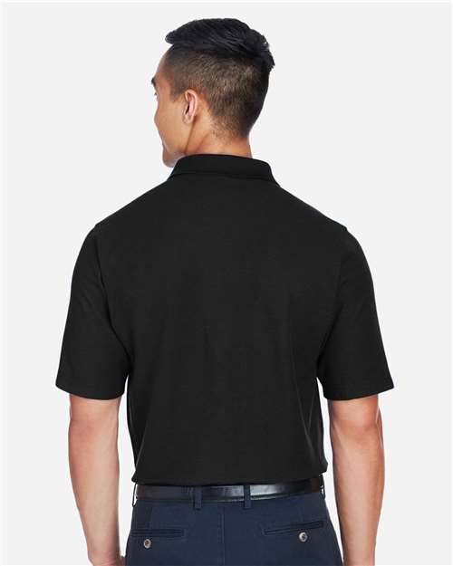 Black Men's DRYTEC20™ Performance Pocket Polo - DG150P