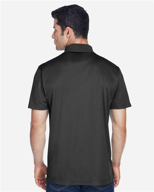 Black Men's Polyester Jersey Polo - M315