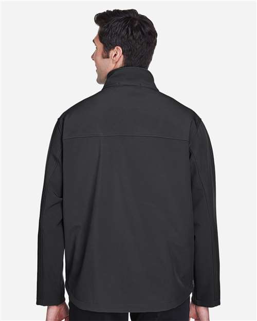 Black Men's Soft Shell Jacket - D995