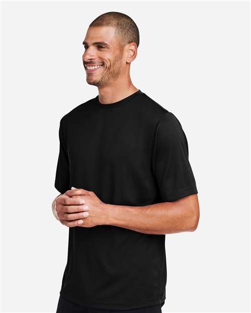 Black Men's Zone Performance Mesh T-Shirt - TT15