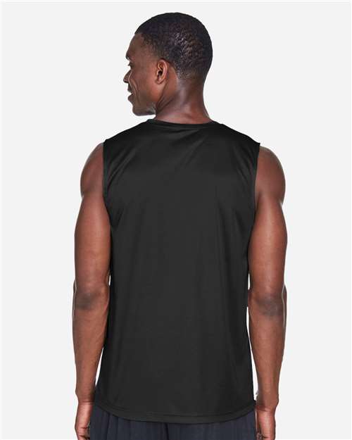 Black Men's Zone Performance Muscle T-Shirt - TT11M