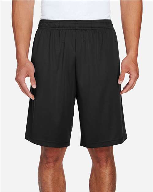 Black Men's Zone Performance Shorts - TT11SH