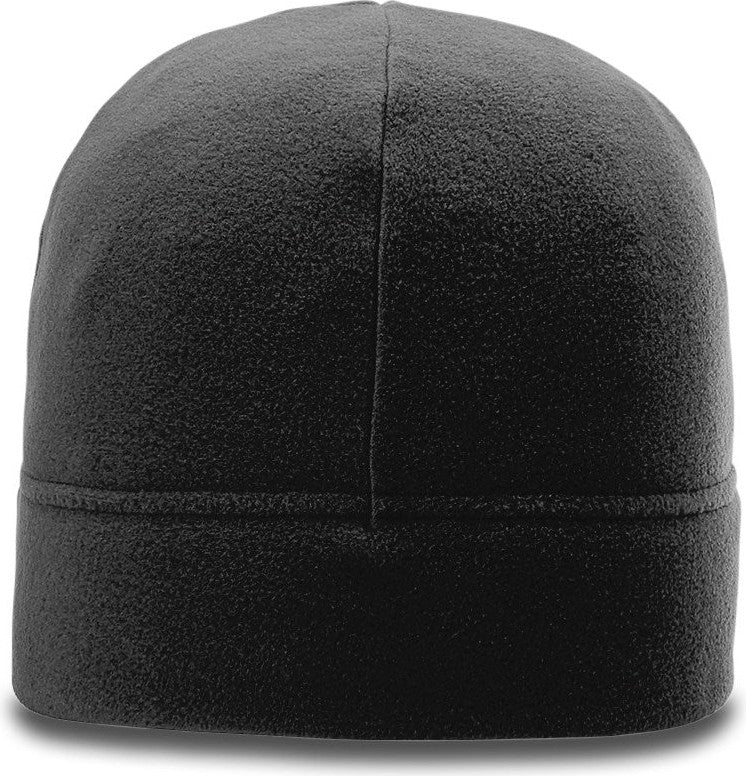 Black Microfleece Beanie