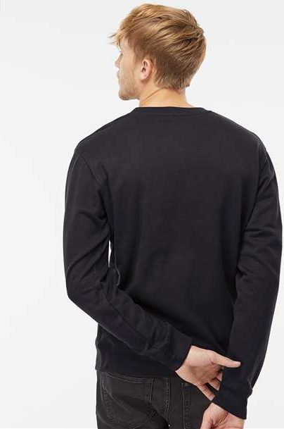 Black Midweight Crewneck Sweatshirt - SS3000