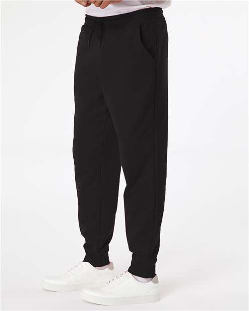 Black Midweight Fleece Pants - IND20PNT