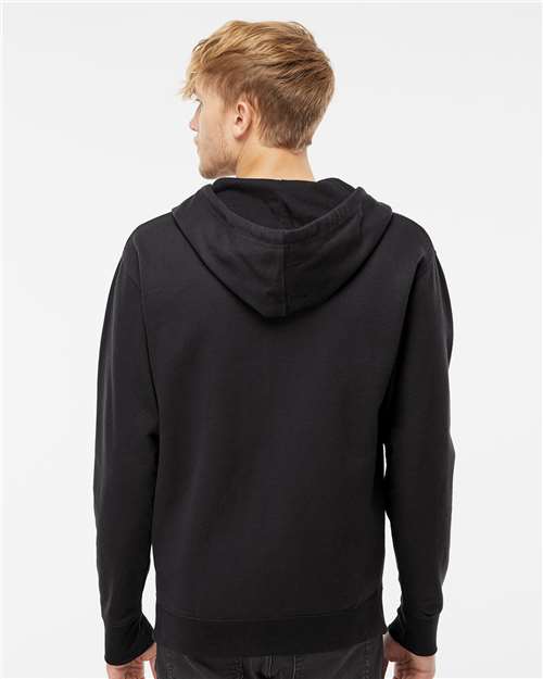 Black Midweight Full-Zip Hooded Sweatshirt - SS4500Z