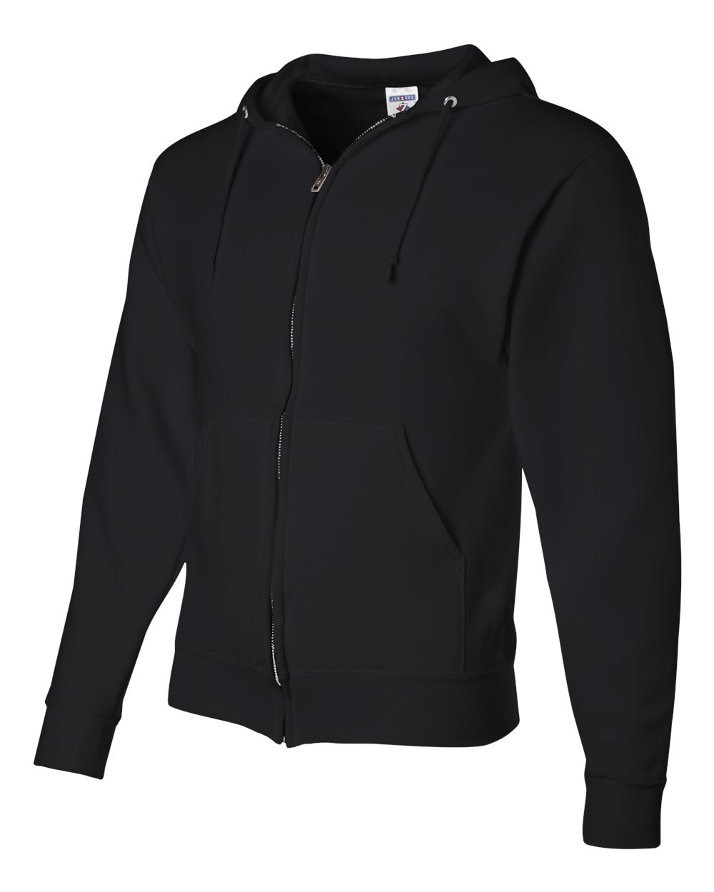 Black NuBlend® Full-Zip Hooded Sweatshirt - 993MR