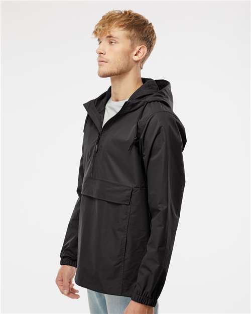 Black Nylon Anorak - EXP94NAW