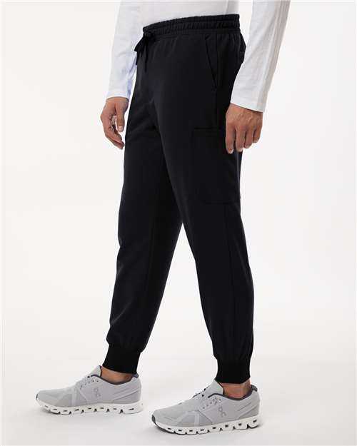 Black Osmo 8-Pocket Scrub Joggers - M20002