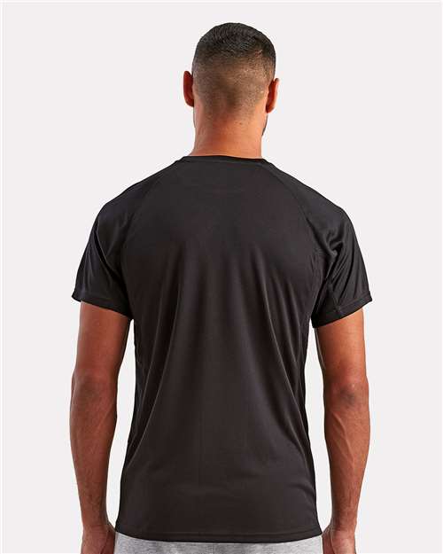 Black Panelled Tech T-Shirt - TD011
