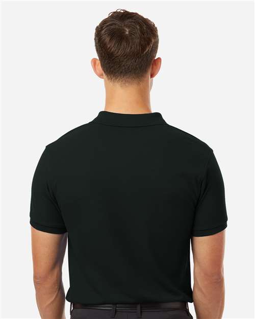 Black Pique Polo - 62800
