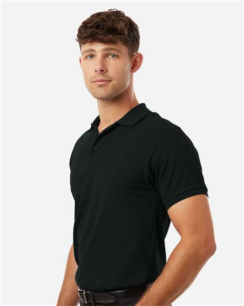 Black Pique Polo - 62800