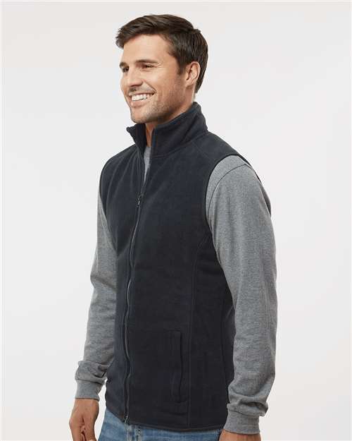 Black Polar Fleece Vest - 3012