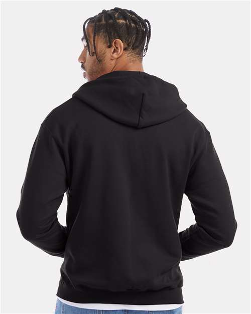 Black Powerblend® Full-Zip Hooded Sweatshirt - S800