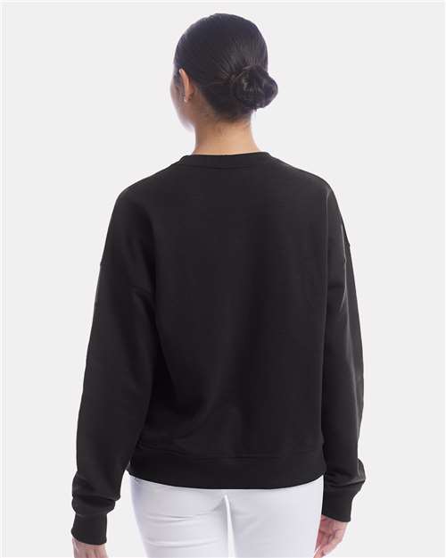 Black Powerblend® Women's Crewneck Sweatshirt - S650