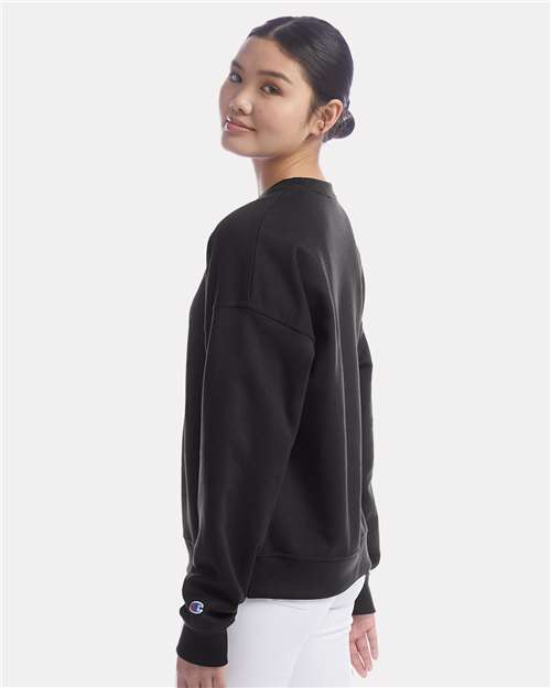 Black Powerblend® Women's Crewneck Sweatshirt - S650