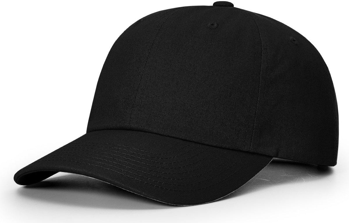 Black Premium Cotton Dad Cap