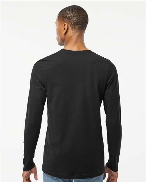 Black Premium Cotton Long Sleeve T-Shirt - 591