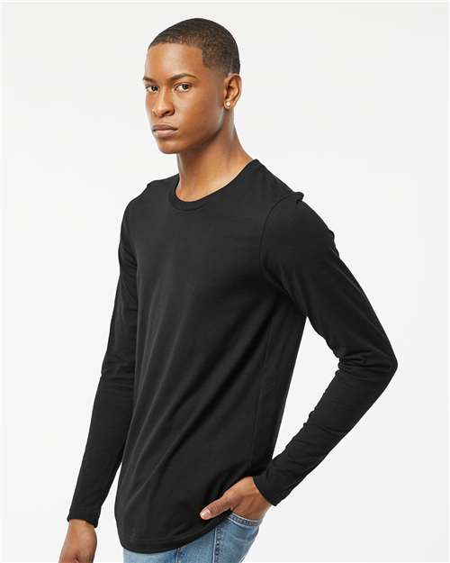 Black Premium Cotton Long Sleeve T-Shirt - 591