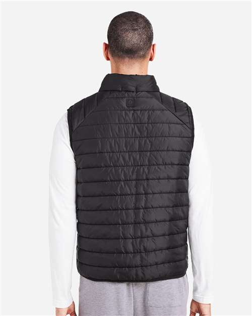 Black Quilted Puffer Vest - TM759