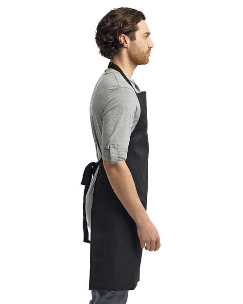 Black Recycled Bib Apron - RP150