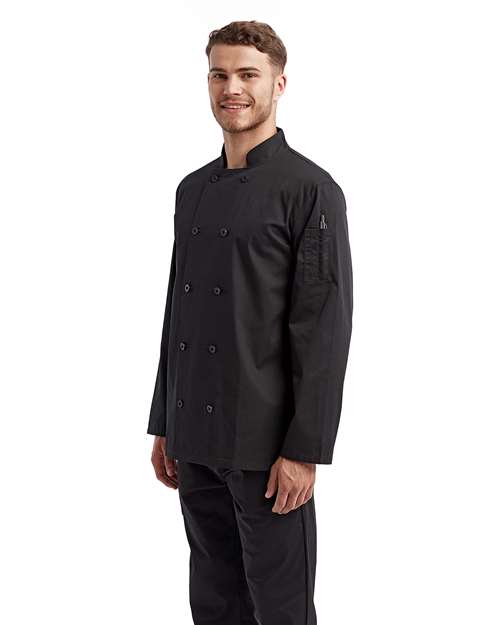 Black Recycled Chef Coat - RP657