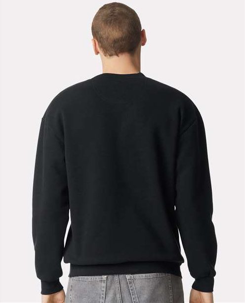 Black ReFlex Fleece Crewneck Sweatshirt - RF496