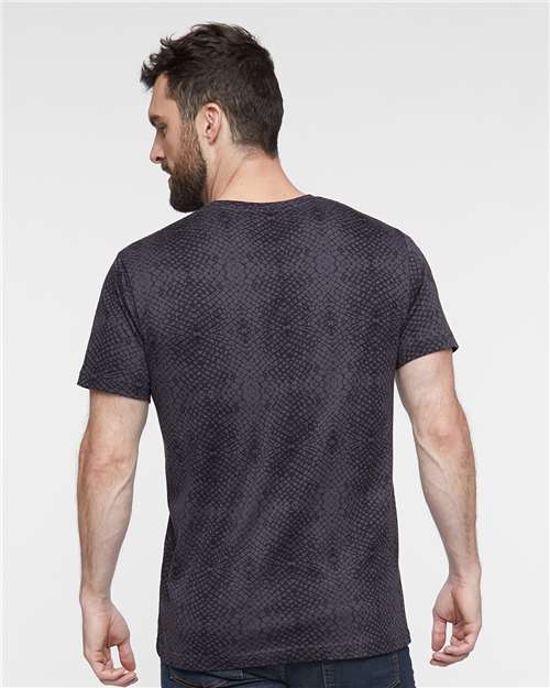Black Reptile Fine Jersey Tee - 6901