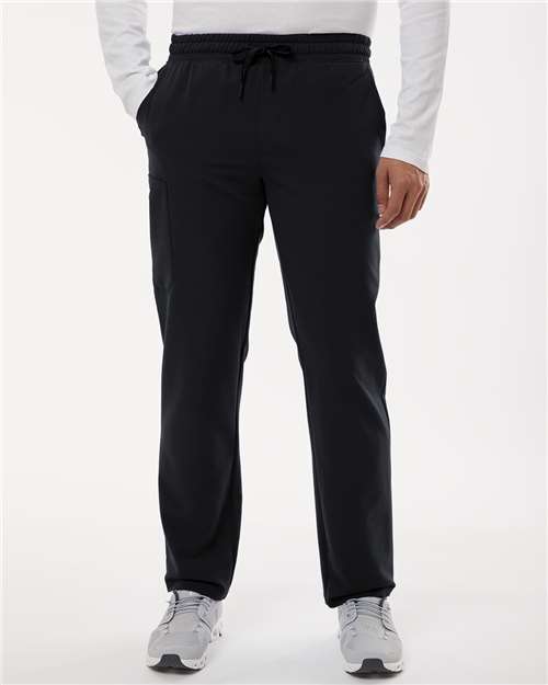 Black Rhodes Everyday Straight-Leg Scrub Pants - M20001