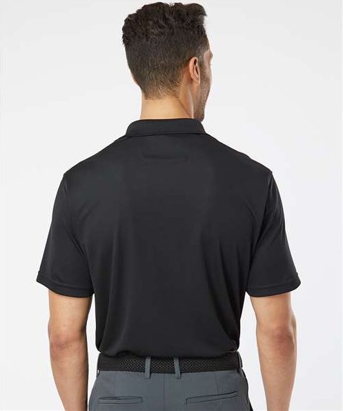 Black Saratoga Performance Mini Mesh Polo - 100