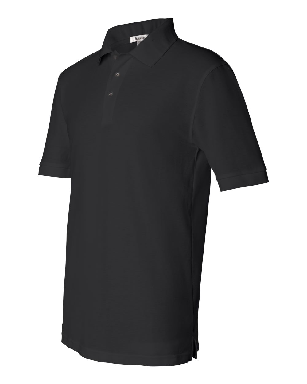Black Silky Smooth Piqué Polo - 0500