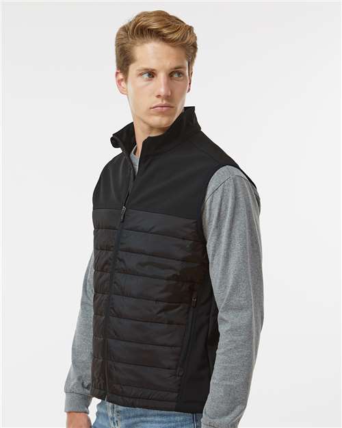 Black Summit Soft Shell Puffer Vest - 5318