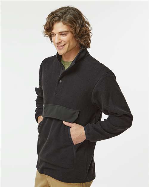 Black Timber Mountain Fleece Pullover - 7356